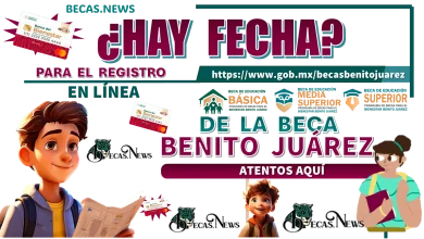 HAY FECHA PARA EL REGISTRO EN LÍNEA DE LA BECA BENITO JUÁREZ