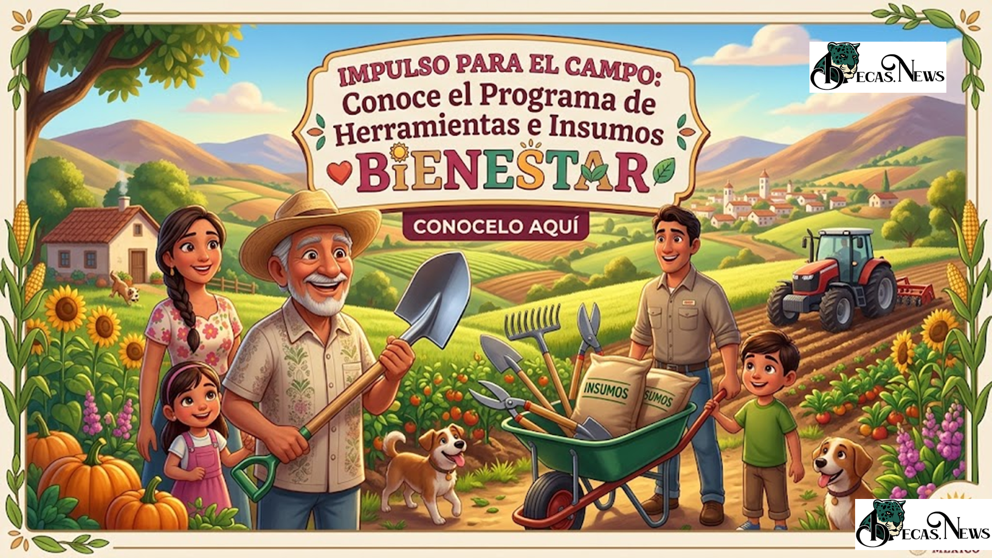 IMPULSO PARA EL CAMPO: Conoce el Programa de Herramientas e Insumos para el Bienestar 