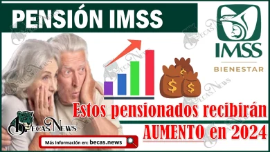 Pensión IMSS: Estos pensionados recibirán aumento en 2024