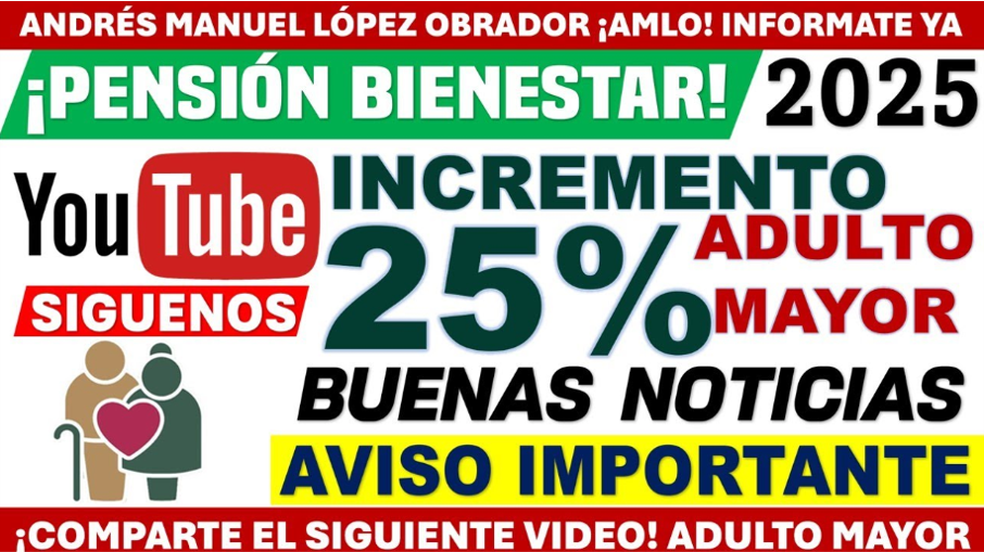 Incremento Continuo en la Pensión del Bienestar, Claudia Sheinbaum Garantiza Aumentos Anuales para Adultos Mayores