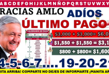 Último Operativo Bajo AMLO y Próximos Cambios con Sheinbaum, Calendario de Pagos Septiembre-Octubre