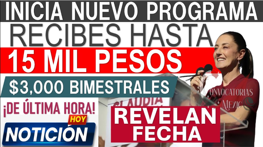 Inicia el Registro para la nueva Pensión del Bienestar, recibe $3,000 en Enero