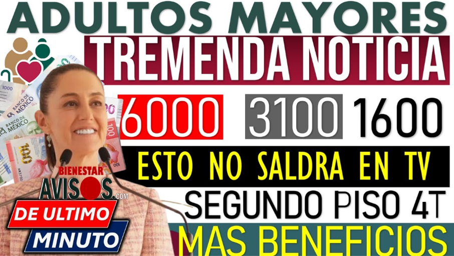 ¡Anuncios Importantes!, Pagos de Bienestar, Beca Escolar y Nuevo Plan de Vivienda en México