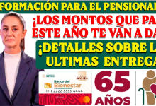 Montos Confirmados para la Pensión del Bienestar en la Última Dispersión del Año