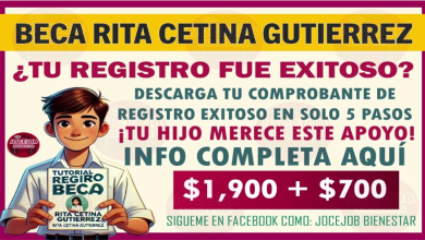 ¿Cómo Verificar y Descargar el Comprobante de Registro para la Beca Rita Cetina 2024?