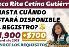 Continúa el registro para la beca Rita Cetina Gutiérrez, Apoyo Económico para Estudiantes de Secundaria en 2025