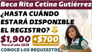 Continúa el registro para la beca Rita Cetina Gutiérrez, Apoyo Económico para Estudiantes de Secundaria en 2025