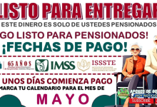 "Ajustes en las Fechas de Pago de Pensiones del ISSSTE, IMSS y Bienestar para Mayo 2024"