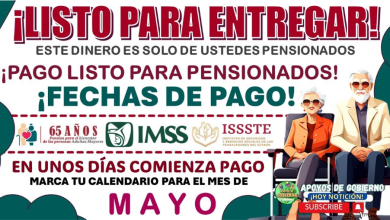 "Ajustes en las Fechas de Pago de Pensiones del ISSSTE, IMSS y Bienestar para Mayo 2024"