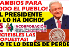 Presidente López Obrador Asegura Permanencia e Incremento de Apoyos a Adultos Mayores Como Derecho Constitucional