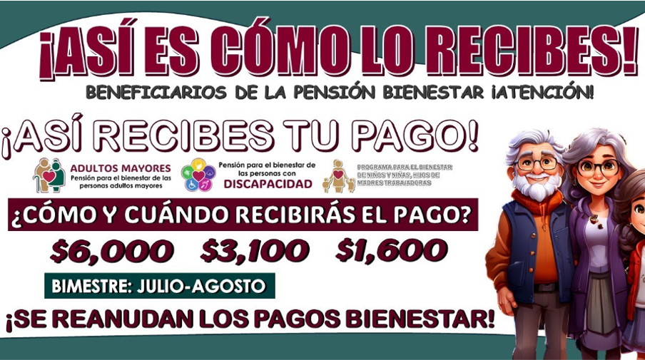 Reinicio de Pagos: Pensión para el Bienestar Depositará $6,000 Pesos a Adultos Mayores