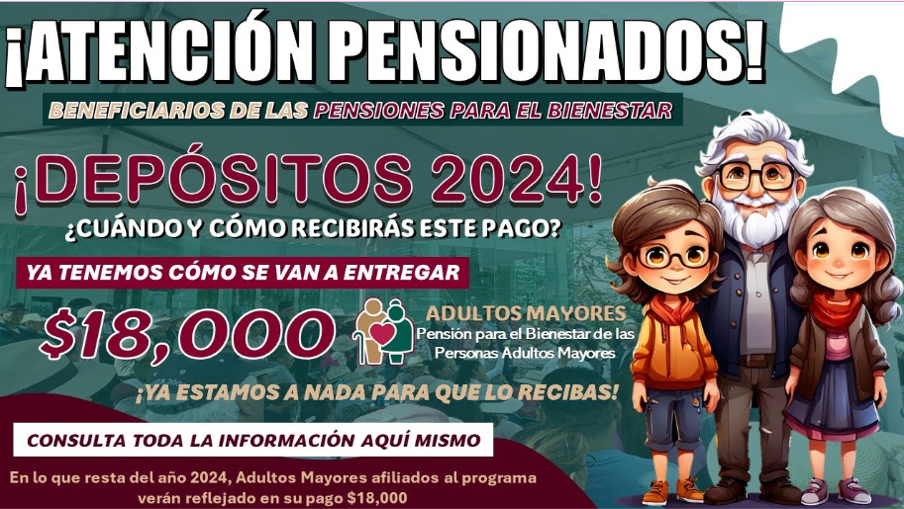 Programa Pensión para el Bienestar 2024: Detalles de los Próximos Pagos para Adultos Mayores