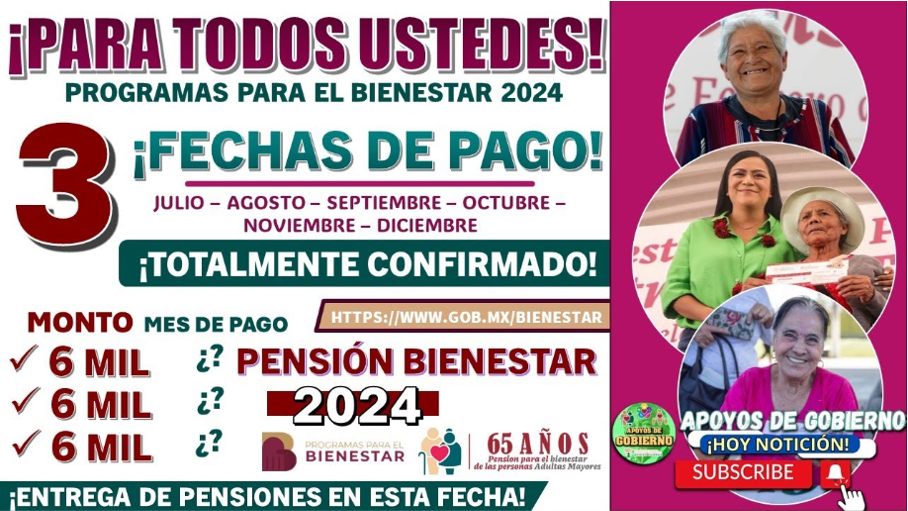 "Pasos Firmes hacia el Bienestar: Tres Pagos Restantes en 2024 para Fortalecer el Apoyo a los Adultos Mayores en México"