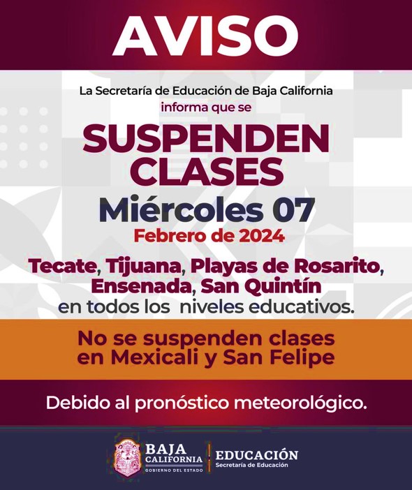 Aviso compartido por la CBBBJ