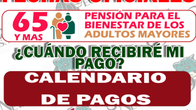 ¡CONSULTA TU FECHA DE PAGO! CALENDARIO OFICIAL DE PENSIÓN BIENESTAR|OPERATIVO DE PAGOS