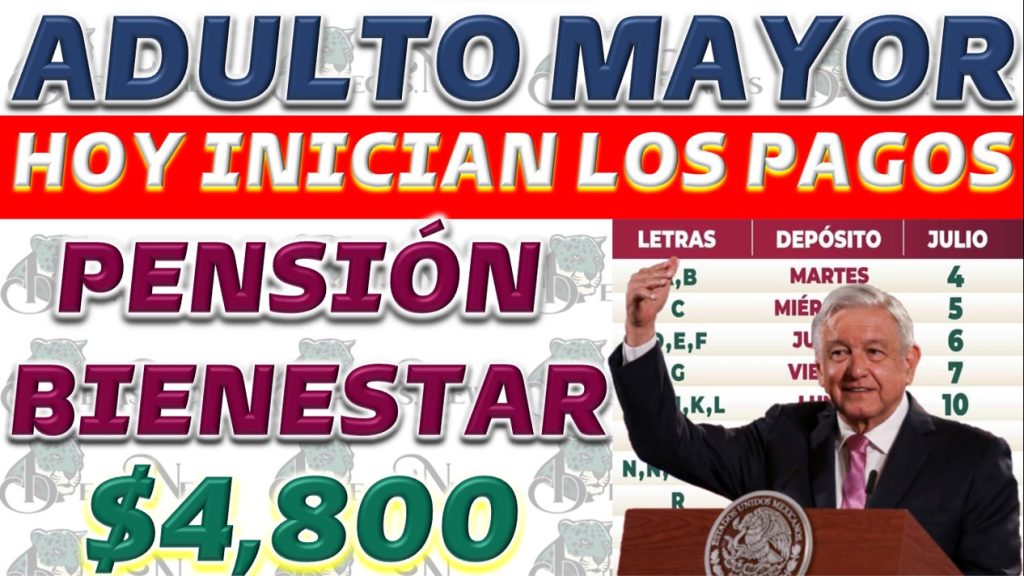 Desembolsos de Pensiones para Adultos Mayores y Personas con Discapacidades se Inician Anticipadamente