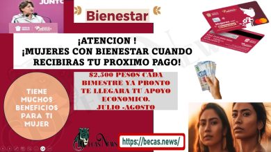 ¿MUJERES CON BIENESTAR CUANDO RECIBIRÁS TU PRÓXIMO PAGO?