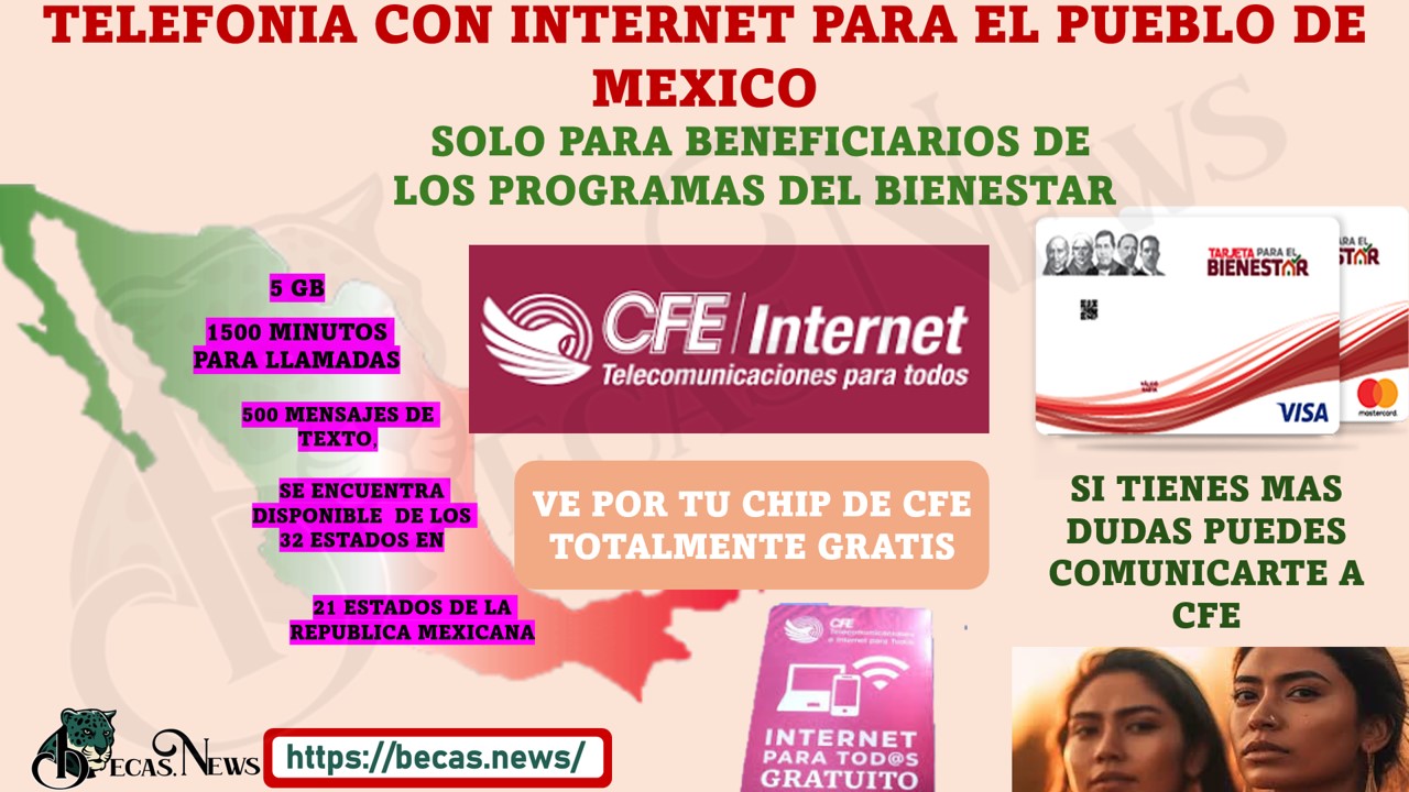 INTERNET PARA EL BIENESTAR ¿YA SABES QUIENES PUEDEN SER ACREEDORES DE ESTE PROGRAMA?