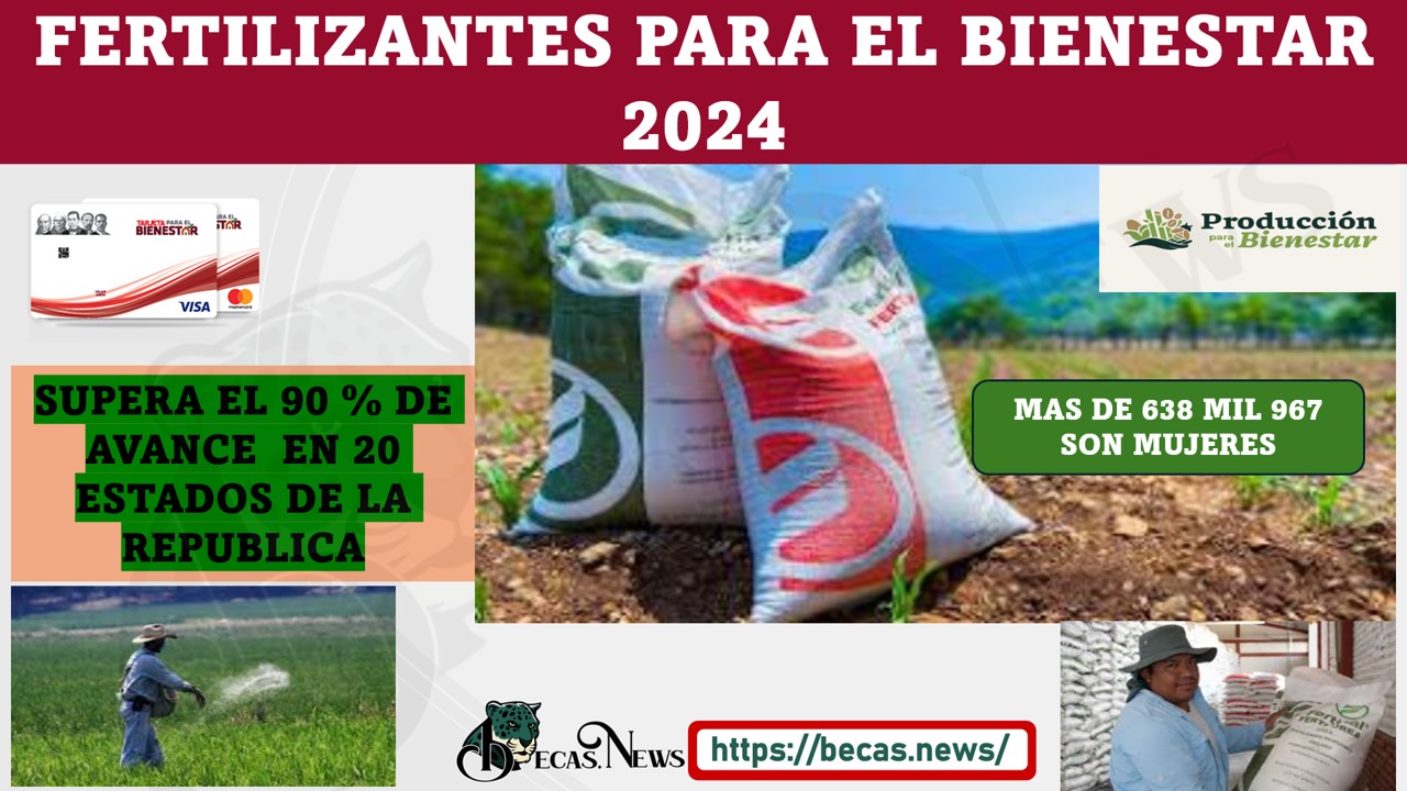 FERTILIZANTES PARA EL BIENESTAR 2024