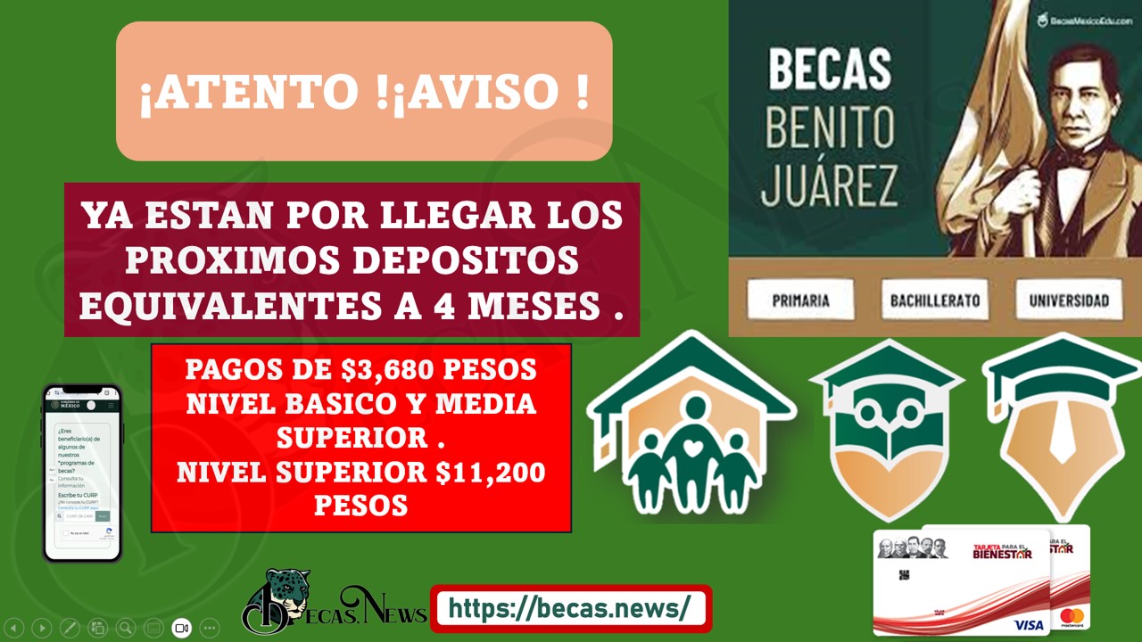 ¿BECAS BENITO JUÁREZ TENEMOS INFORMACIÓN PARA TI?