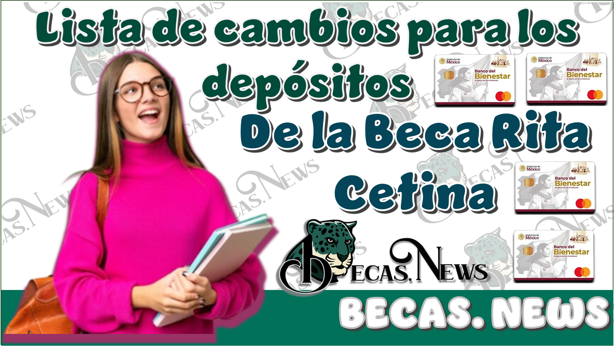 Lista de cambios para los depósitos de la Beca Rita Cetina 