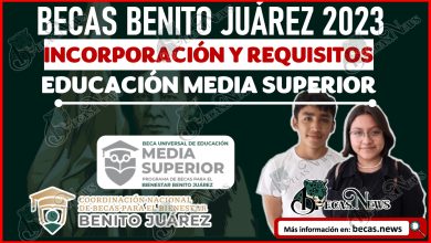 Becas Benito Juárez 2023 | Requisitos y registro para nivel media superior