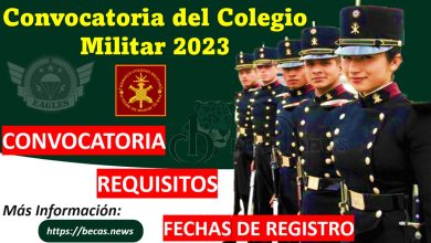 ¡¡INFORMACIÓN IMPORTANTE!! CONVOCATORIA DEL COLEGIO MILITAR 2023
