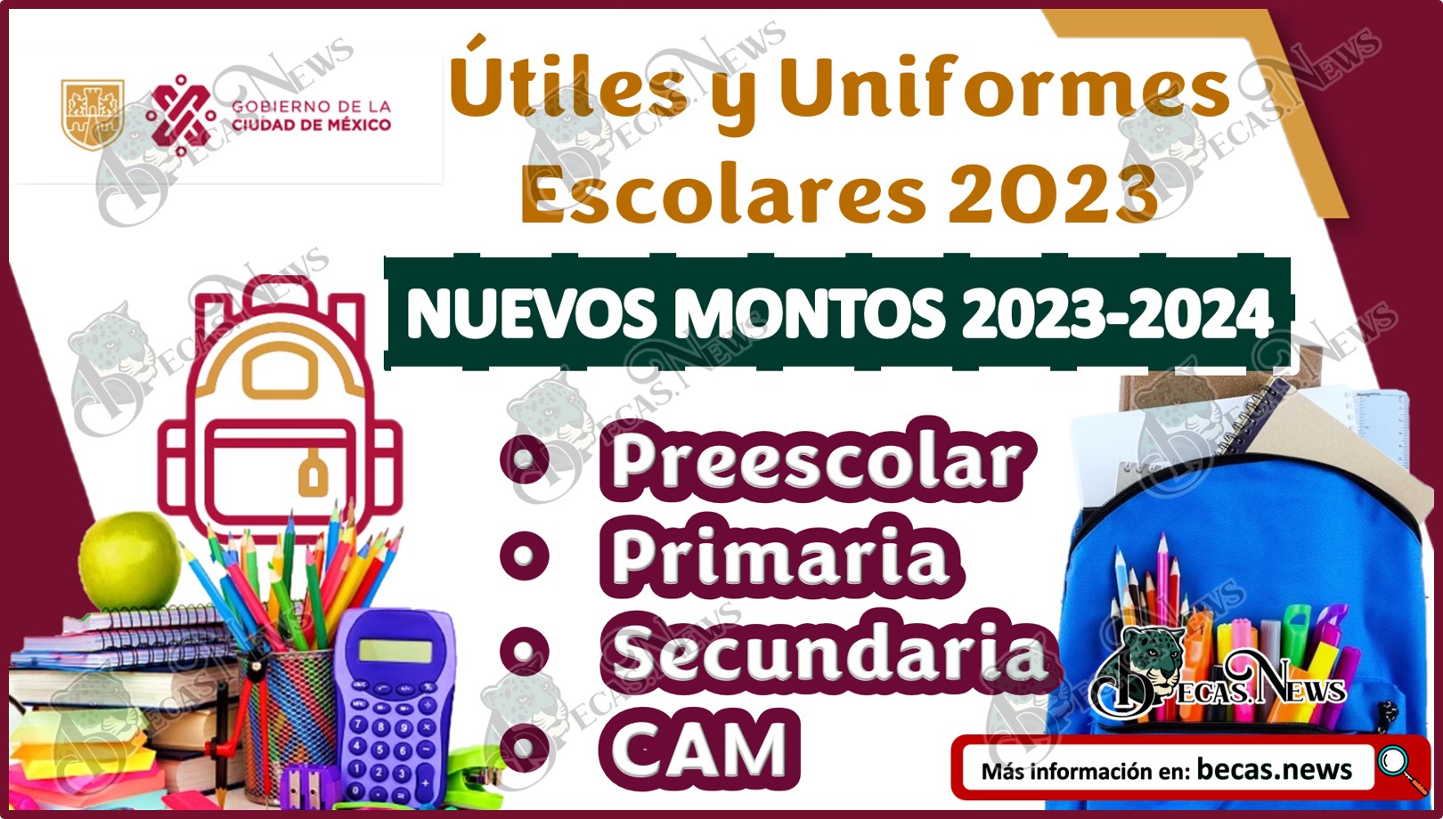 Útiles y Uniformes Escolares 2023| Nuevos Montos que otorga el programa del ciclo escolar 2023-2024