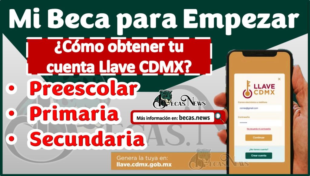 Mi Beca Para Empezar 2024 2025 ¿cómo Sacar La Llave Cdmx 🥇【 Agosto 2024】