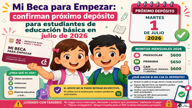Mi Beca para Empezar: confirman próximo depósito para estudiantes de educación básica en julio de 2026