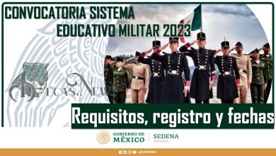 CONVOCATORIA SISTEMA EDUCATIVO MILITAR 2023: Requisitos, registro y fechas.