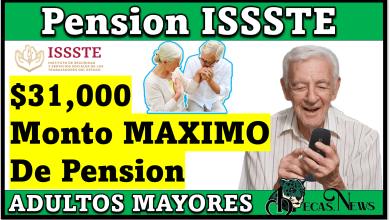 Monto MÁXIMO de hasta $31,000 pesos mensuales para jubilados