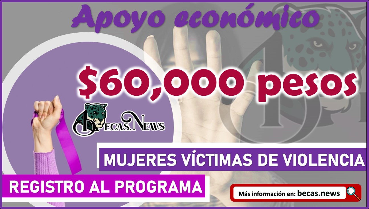Apoyo económico de hasta 60 mil pesos a mujeres víctimas de violencia en este estado