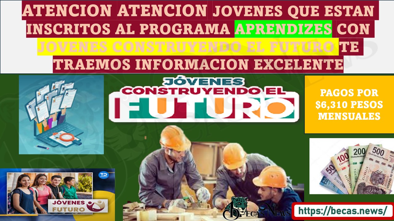 ¡ERES DEL PROGRAMA JÓVENES CONSTRUYENDO EL FUTURO YA ESTAR ALLEGANDO TU PAGO PON MUCHA ATENCIÓN A ESTO!