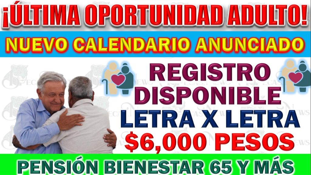 Registro abierto para adultos mayores