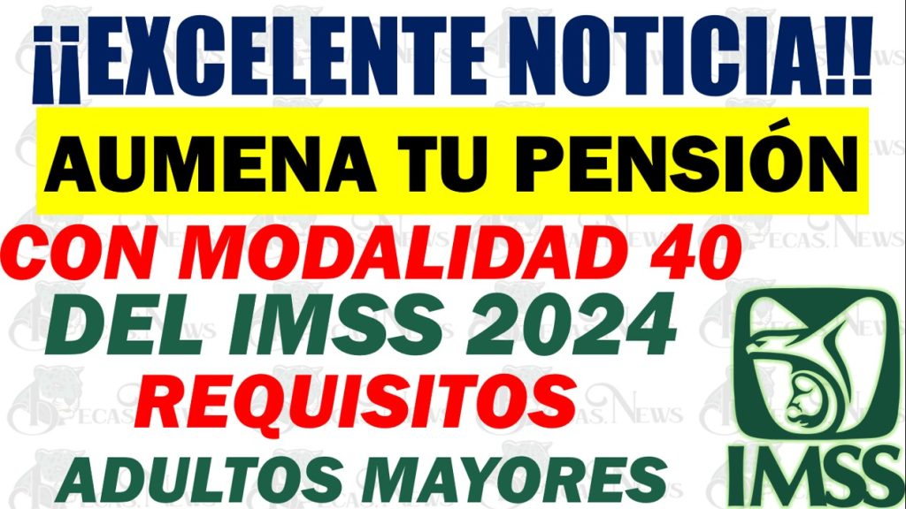 💥Cómo Aumentar tu Pensión IMSS con la Modalidad 40: Estos Son los Requisitos