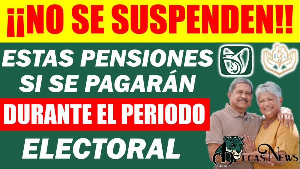 Adultos Mayores Continúa el Pago de Estas Pensiones Durante la Veda Electoral