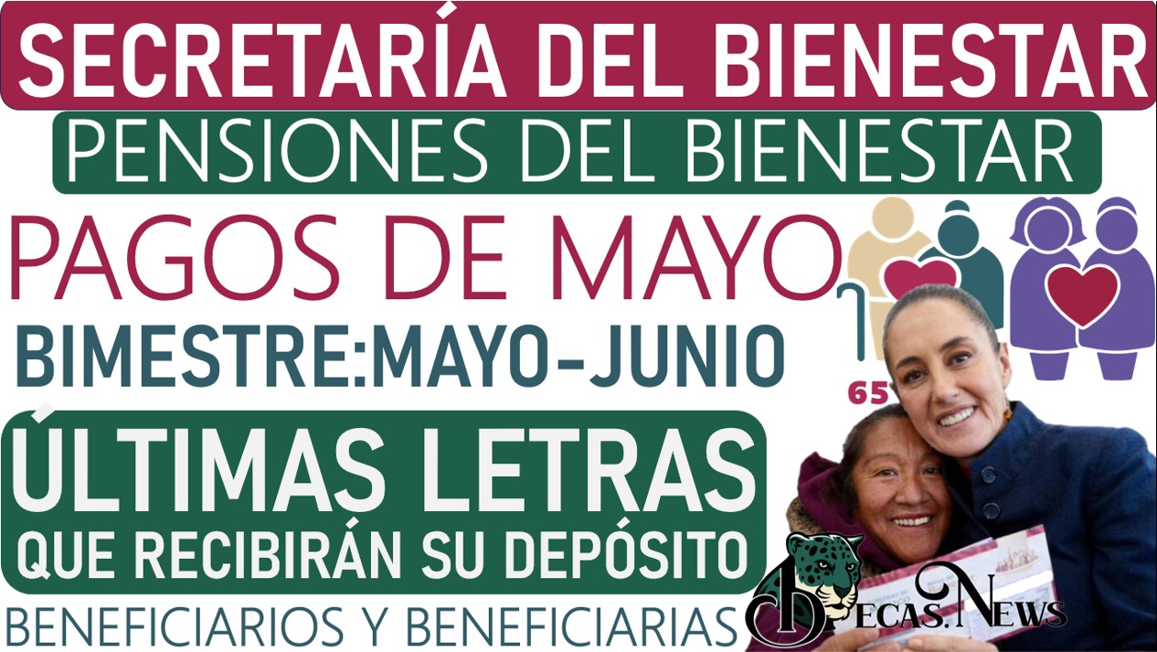 ▷ Pensiones Bienestar ¿Quiénes serán los últimos recibir el apoyo del bimestre mayo-junio? » 2025 BECAS.NEWS 🥇 NEW 187