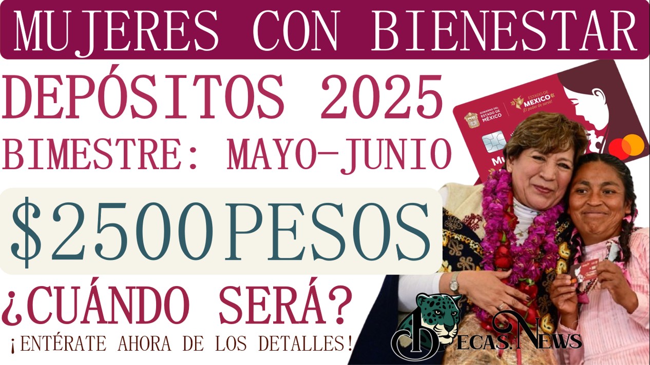 ▷ ¿Cuándo será el pago de mujeres con bienestar del bimestre mayo-junio? » 2025 BECAS.NEWS 🥇 NEW 190