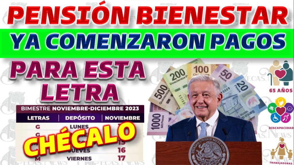 Nuevas noticias para Beneficiarios de Pensiones del Bienestar