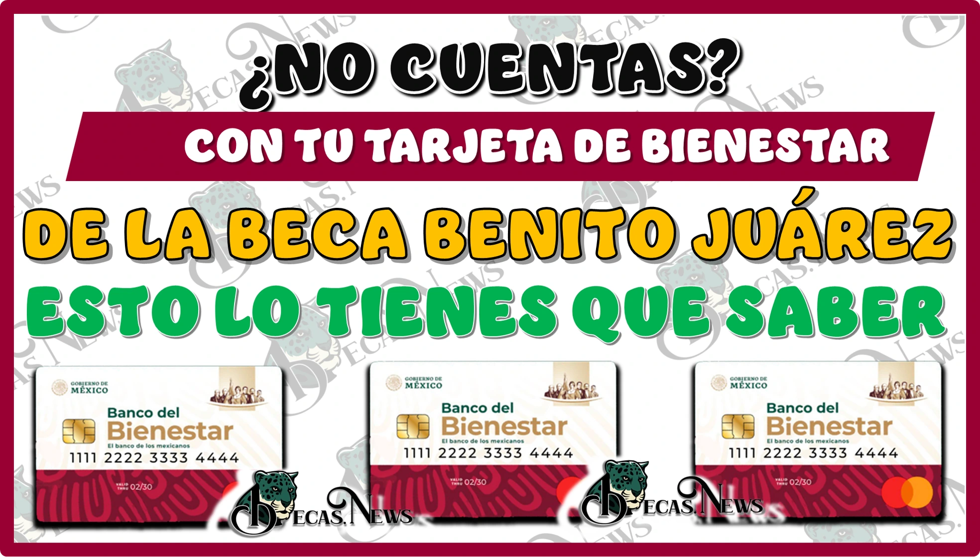 ¿NO CUENTAS CON TU TARJETA DE BIENESTAR DE LA BECA BENITO JUÁREZ?… ESTO LO TIENES QUE SABER 