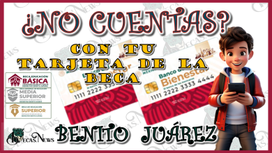 ¿NO CUENTAS CON TU TARJETA DE LA BECA BENITO JUÁREZ?