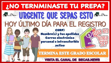 ¿NO TERMINASTE TU PREPA?... URGENTE QUE SEPAS ESTO, YA QUE HOY ES EL ÚLTIMO DÍA PARA EL REGISTRO...NO ESPERES MÁS Y TERMINA SATISFACTORIAMENTE ESTE GRADO ESCOLAR 