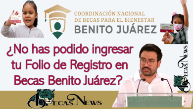 ¿No has podido ingresar tu Folio de Registro en Becas Benito Juárez? 