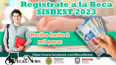 Registrate a la Beca SISBEST 2023 y recibe hasta 5 mil pesos