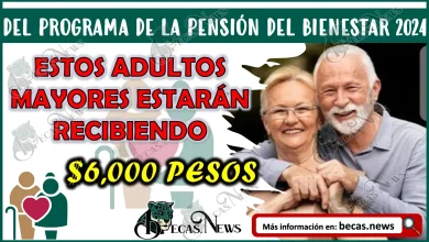 Estos adultos mayores estarán recibiendo $6,000 pesos del programa de la Pensión del Bienestar 2024
