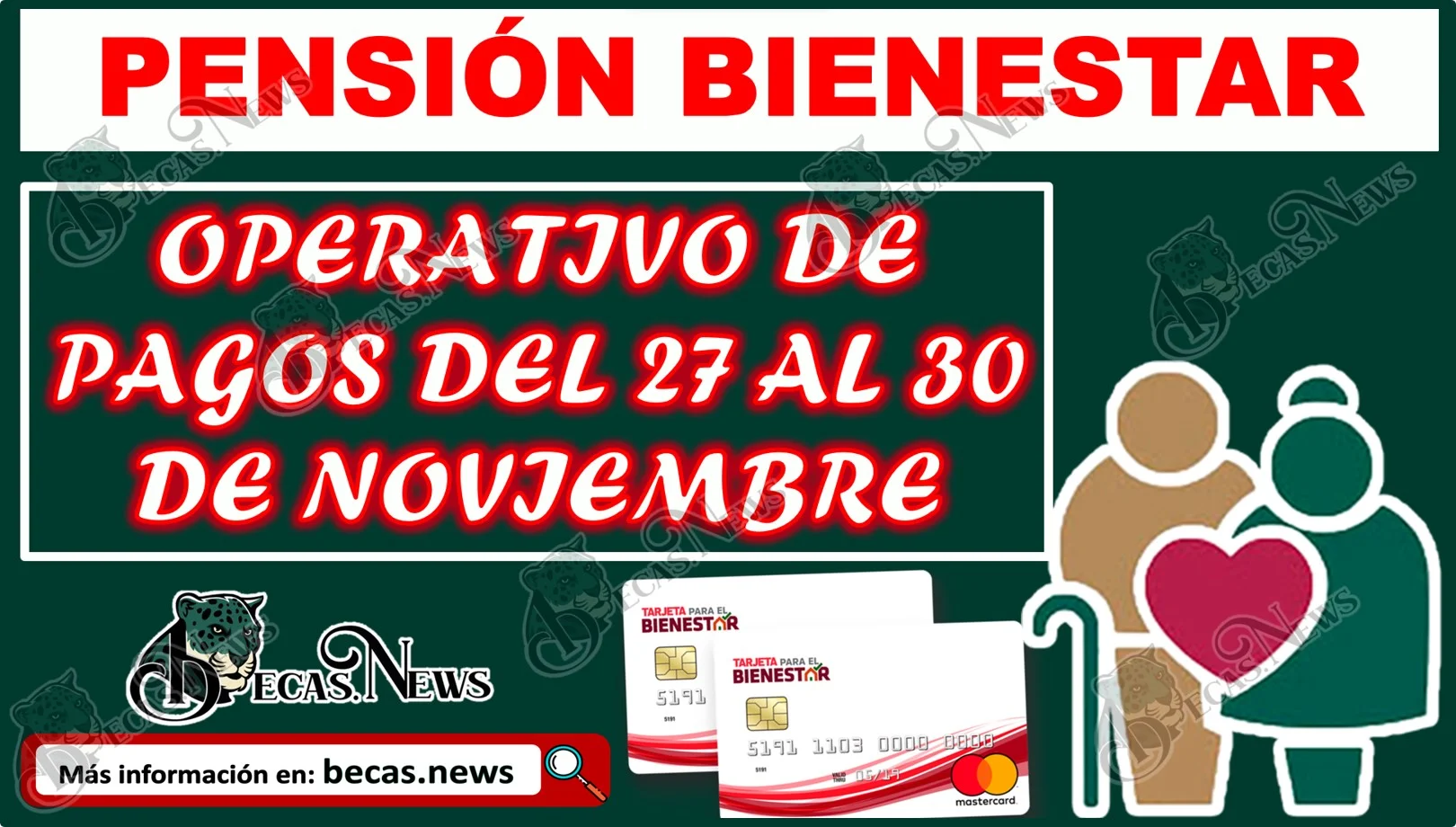 Operativo de pagos de la Pensión Bienestar Estas letras les corresponde cobrar en la última semana de noviembre 2023