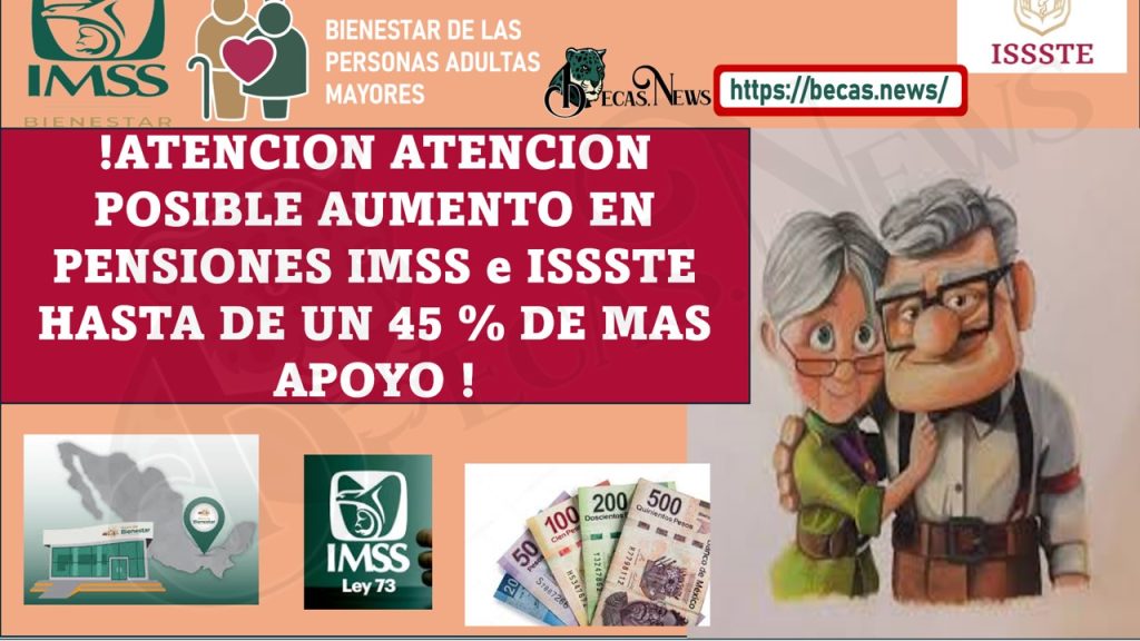 PENSIÓN DEL IMSS E ISSSTE 2024¿YA SABES SOBRE EL AUMENTO DE TU PENSIÓN ...