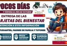 POCOS DÍAS Y TERMINA EL MES DE OCTUBRE | ENTREGA DE LAS TARJETAS DEL BIENESTAR