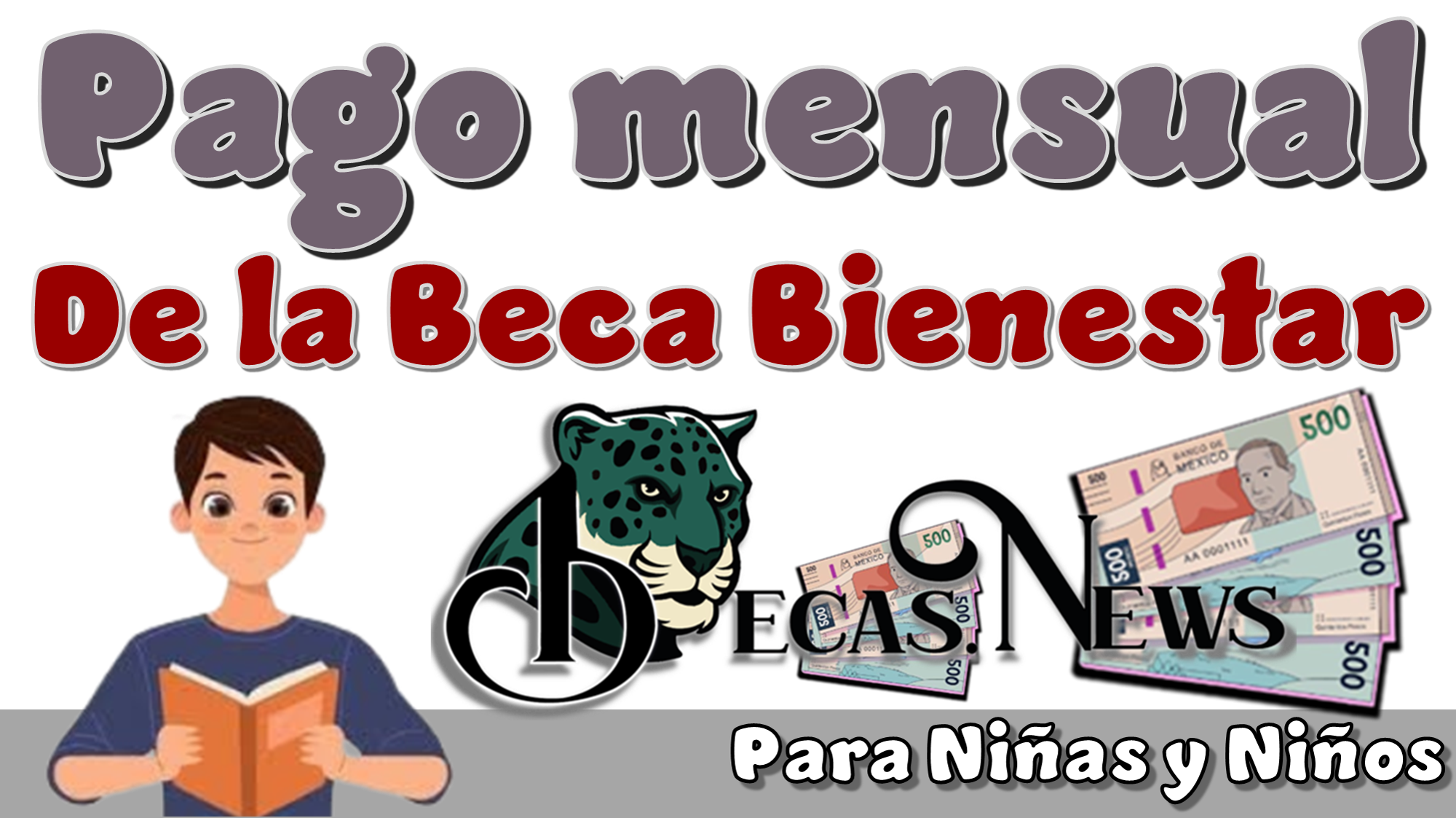 Pago mensual de la Beca Bienestar para Niñas y Niños